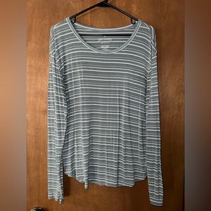 American Eagle Striped Long Sleeve